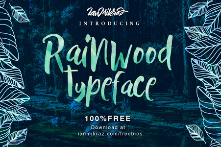 Rainwood font