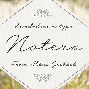 Notera 2 PERSONAL USE ONLY font