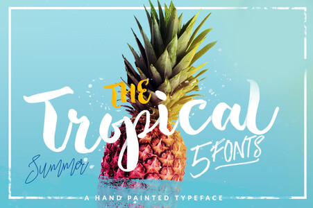 Tropical Brush Script font