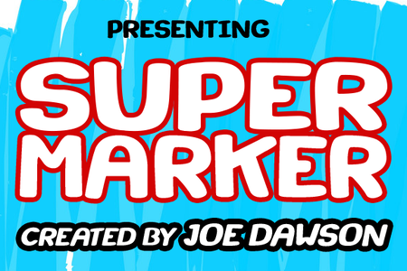 Super Marker font