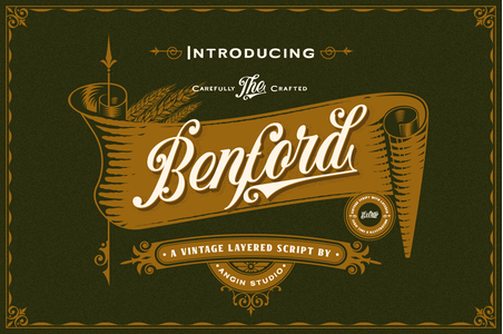 Benford DEMO font