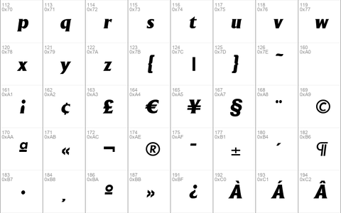 AdelonSerial-Heavy Italic