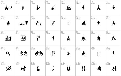 Disabled Icons Regular