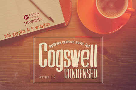 Cogswell Condensed font