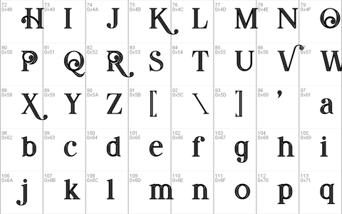 Amadeust Inline font