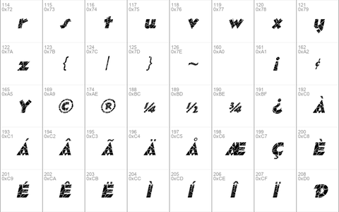 Ole-Cracked Italic