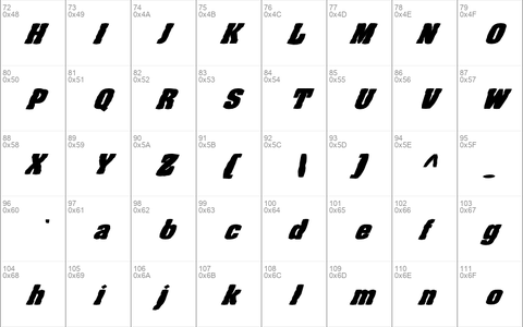 FZ BASIC 52 MANGLED ITALIC