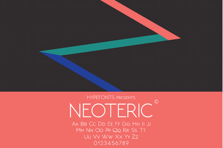 NEOTERIC font