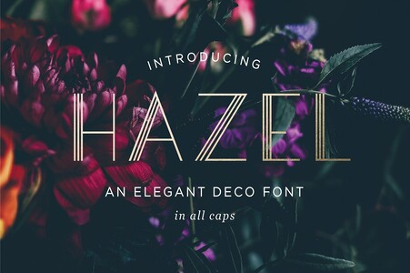 Hazel Deco Light font