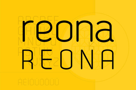 Reona_regular font