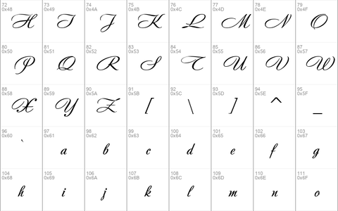 Andantino script Regular