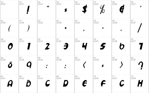 MutantCondensed Oblique