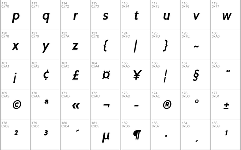 Cabin Bold Italic