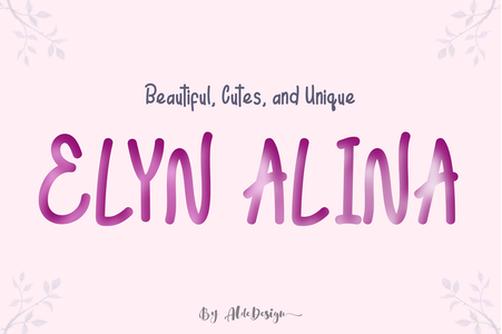 Elyn Alina font