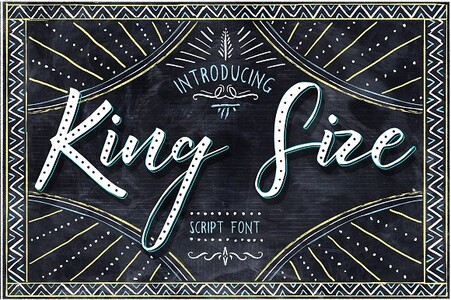 King Size font