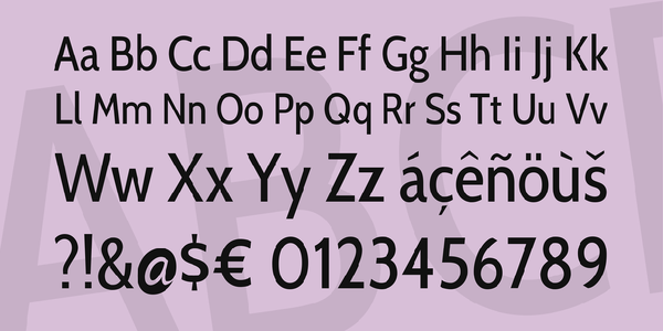 Cabin Condensed font