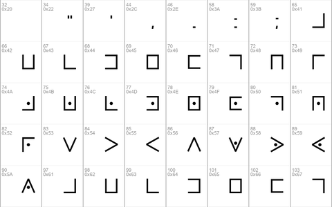 Pigpen Cipher Regular