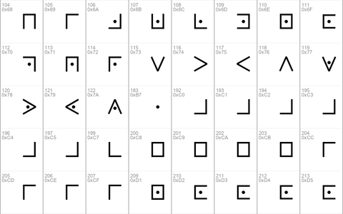 Pigpen Cipher Regular