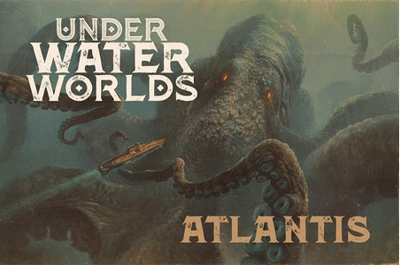 Atlantis Inline Grunge font