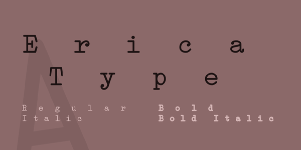 Erica Type font