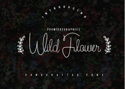 Wild Flower font
