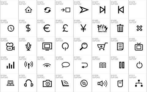 multimedia icons Regular