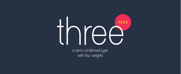 Three font