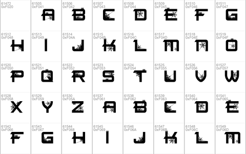 SPIDER font Regular