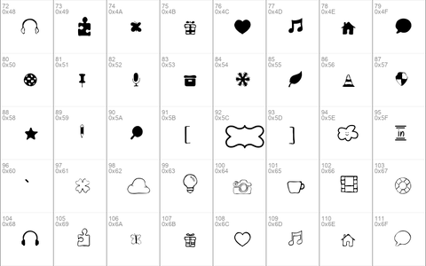 Symbols Font 2