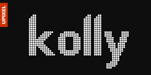kollyDot100-Italic font