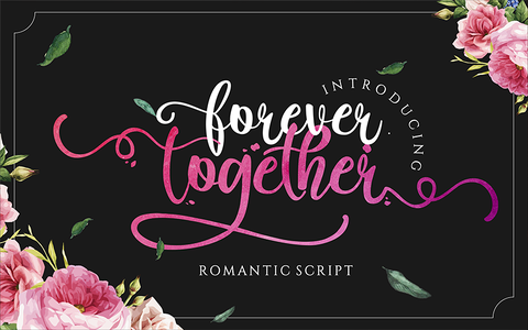 Forever Together Script font
