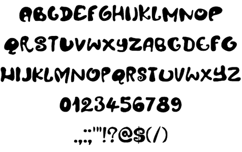 DK Amoebica font