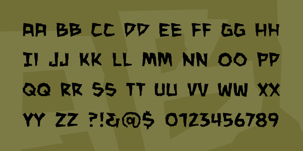 ManEater BB font