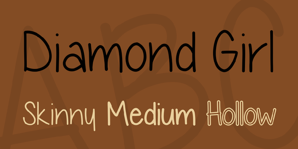 DiamondGirl font