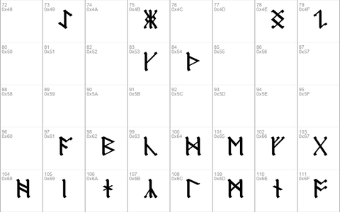 AngloSaxon Runes Regular