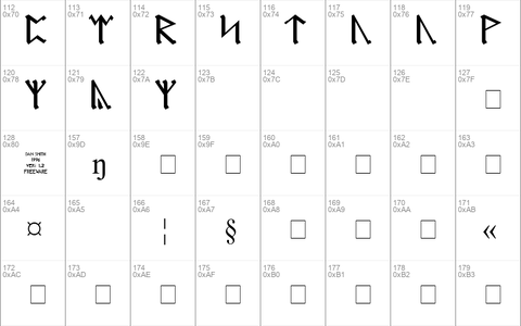 AngloSaxon Runes Regular