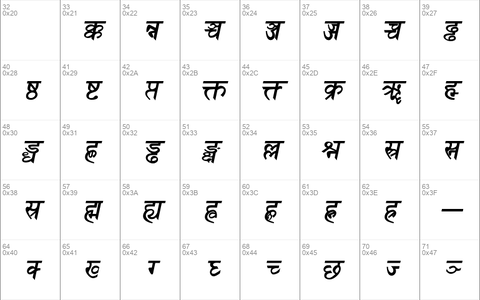 Sanskrit BoldItalic