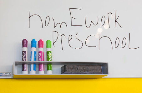 homework preschooler font