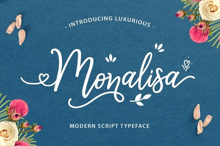 Monalisa Monoline Script font