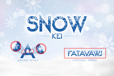 Snow Kei font