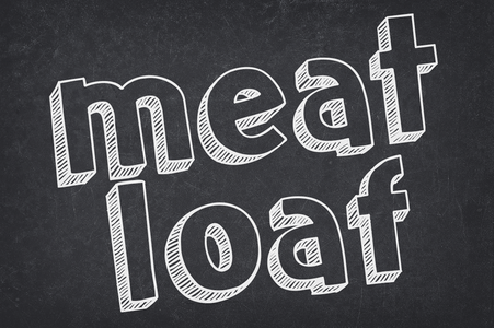 meatloaf outline font