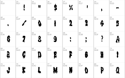 DrippingGooCondensed Regular