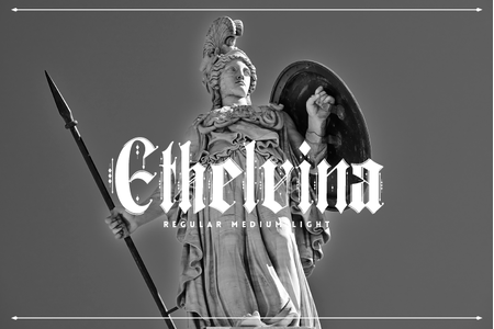 Ethelvina font