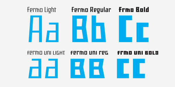 FermoTRF font