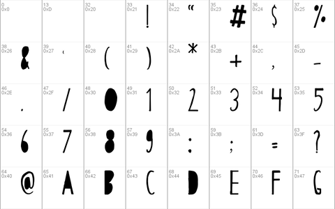 Papercutting font
