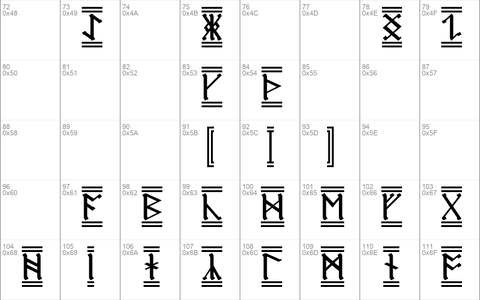 AngloSaxon Runes-2 Regular