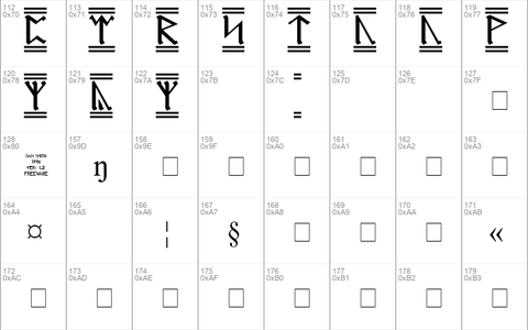 AngloSaxon Runes-2 Regular