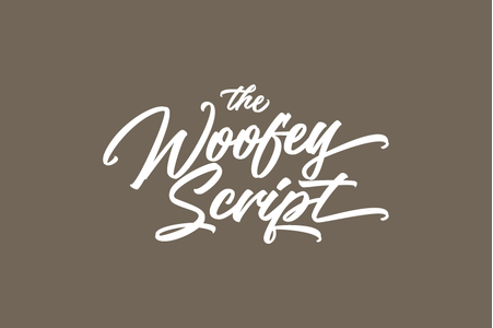 the Woofey Script font