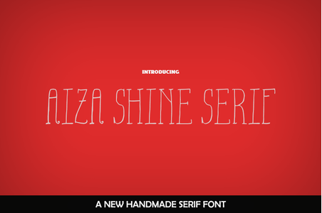 Aiza Shine Serif font