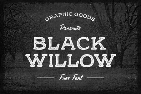 Black Willow font